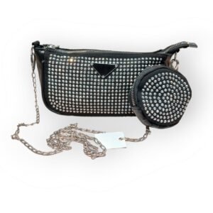 CARTERA MINI BAG BRILLO CON MONEDERO