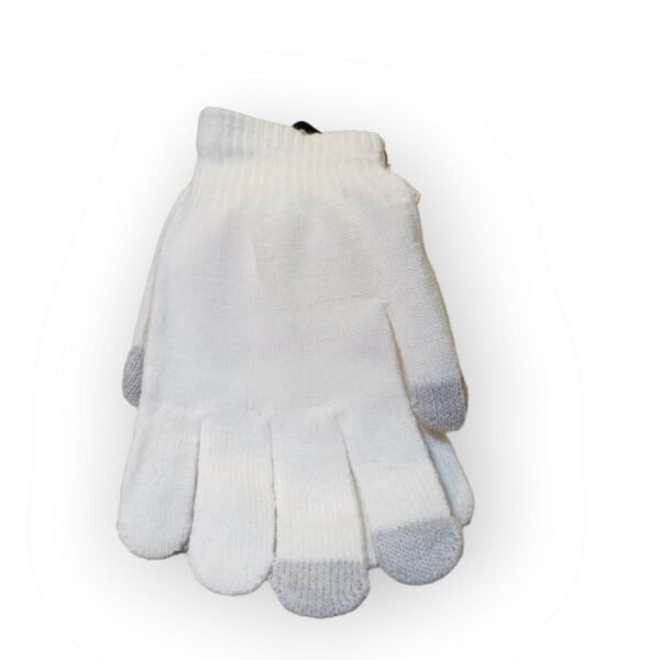 GUANTES DE LANA CON PUNTERAS COLOR